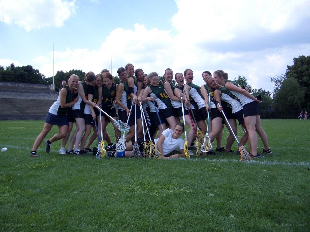 Lacrosse team group photo