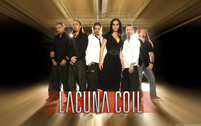 Lacuna Coil band photo