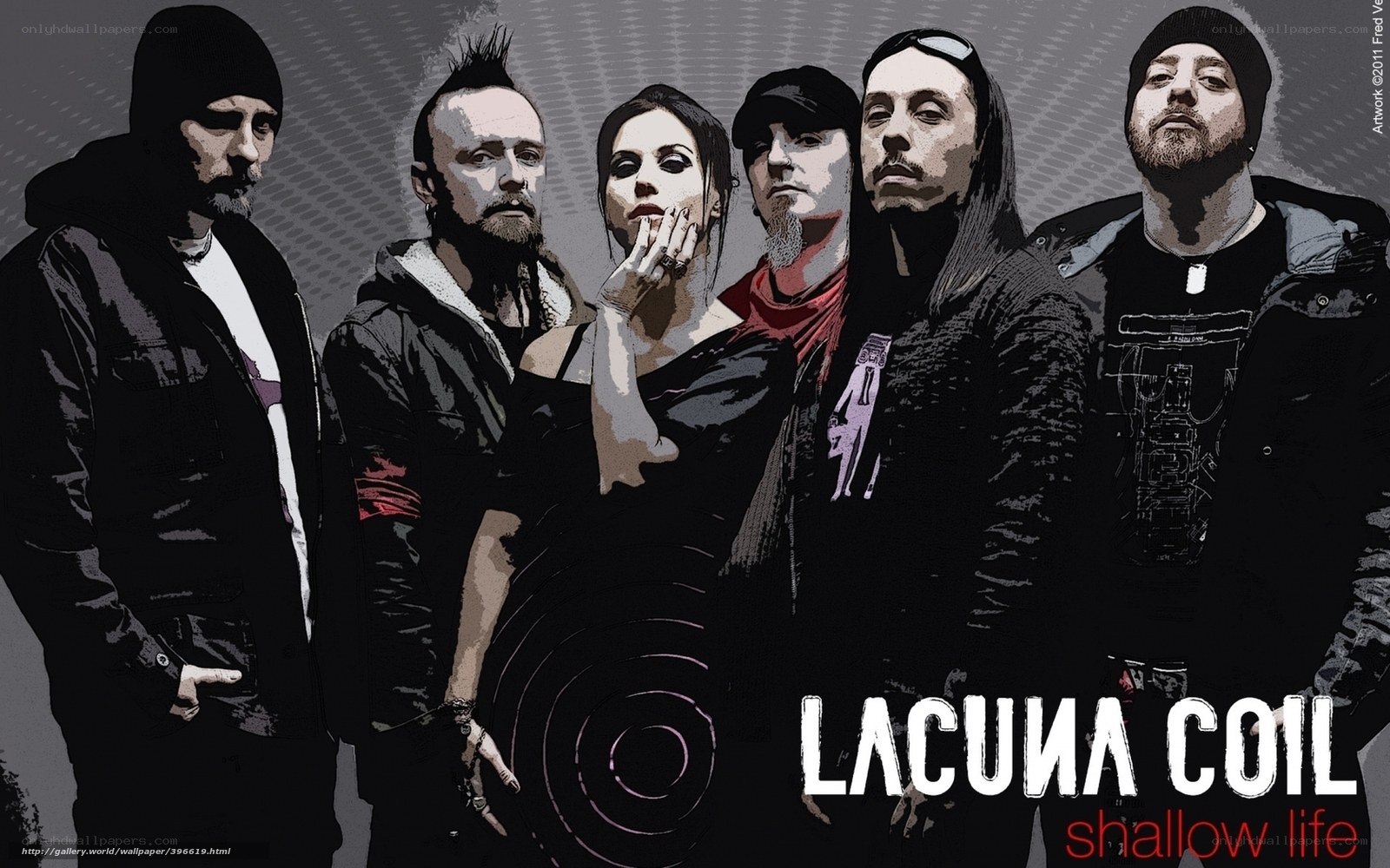 Lacuna Coil band portrait