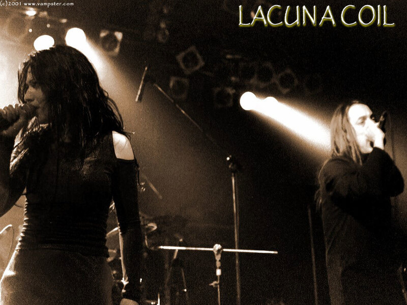 Lacuna Coil performing live