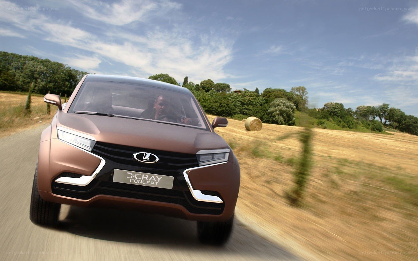Lada Xray Concept car driving