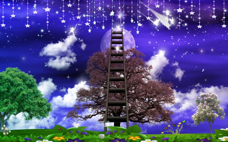 Ladder to the Moon — Purple