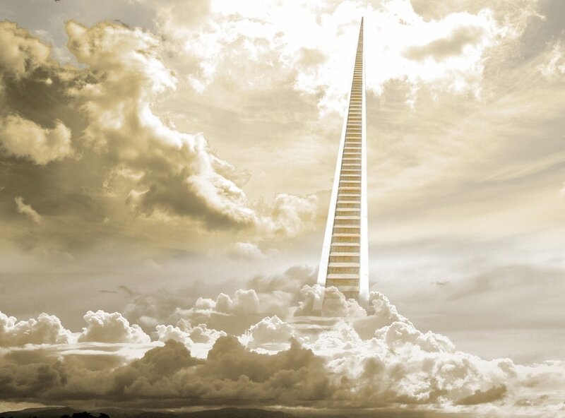 Ladder to the Sky — White