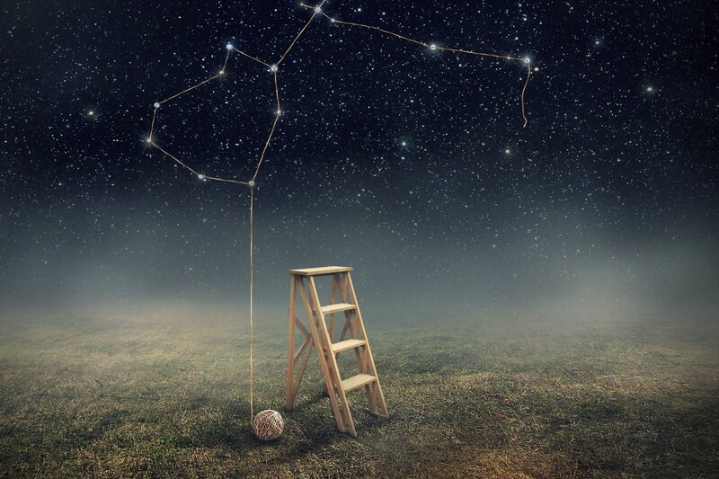 Ladder under Stars