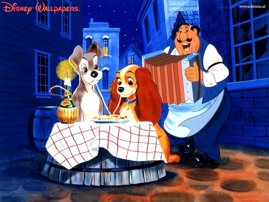 Lady and the Tramp dinner scene