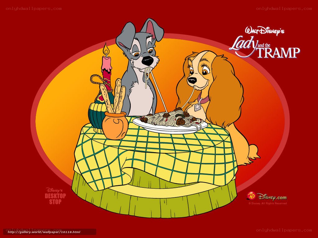 Lady and the Tramp spaghetti scene