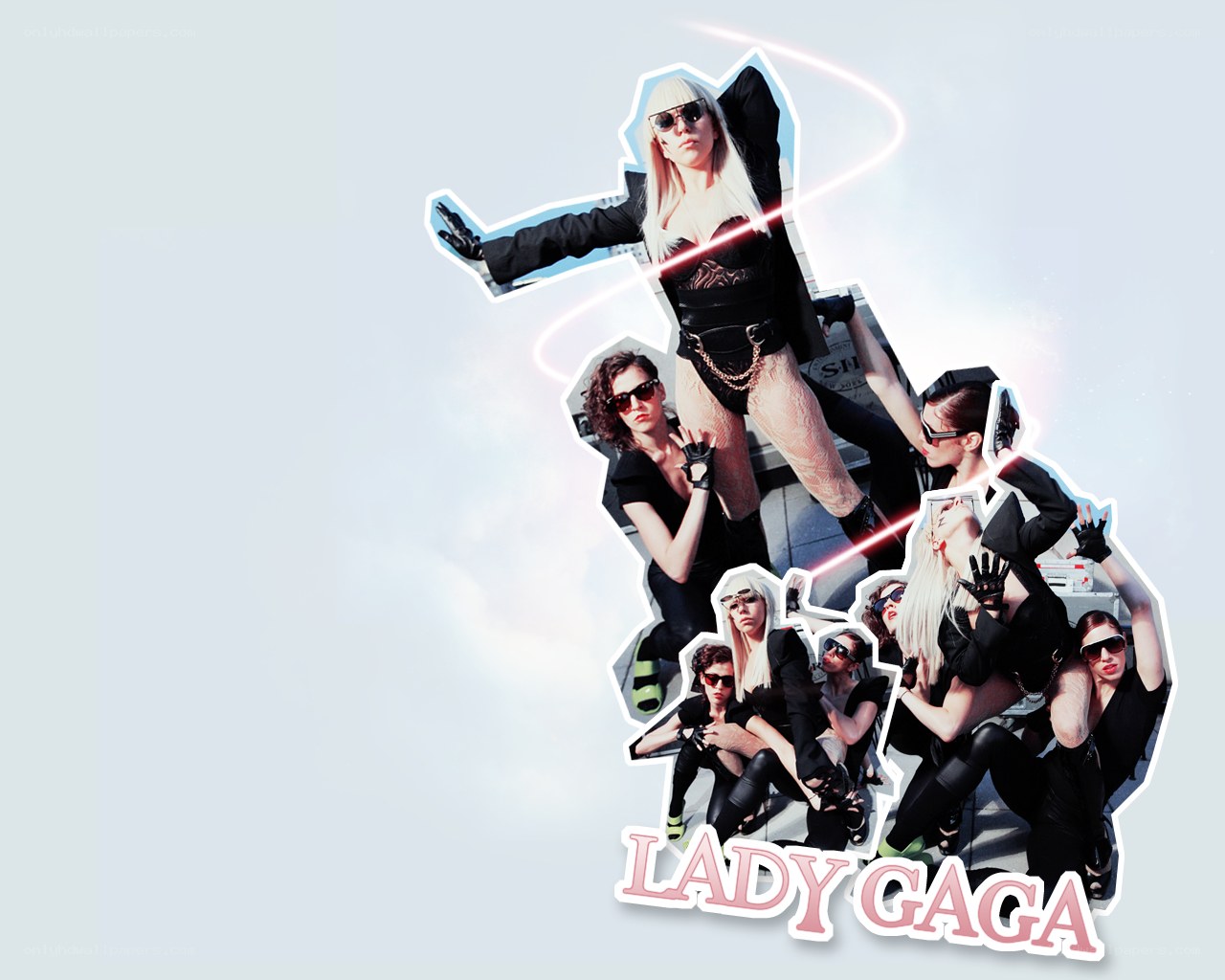 Lady Gaga collage artwork