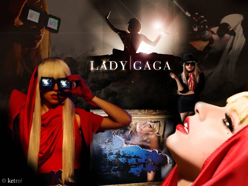 Lady Gaga collage artwork
