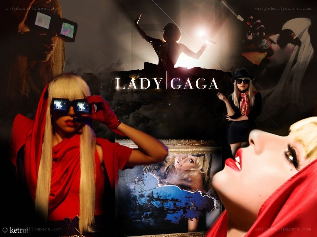 Lady Gaga collage artwork