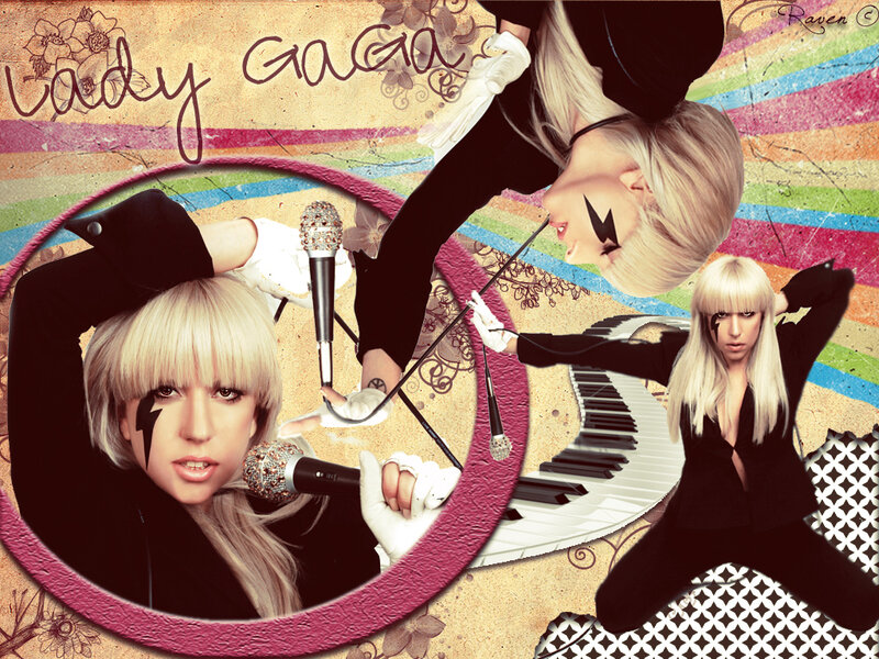 Lady Gaga collage artwork
