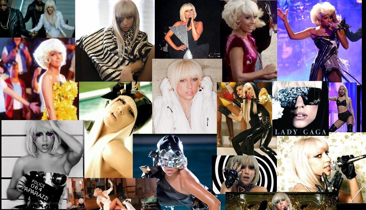 Lady Gaga collage images