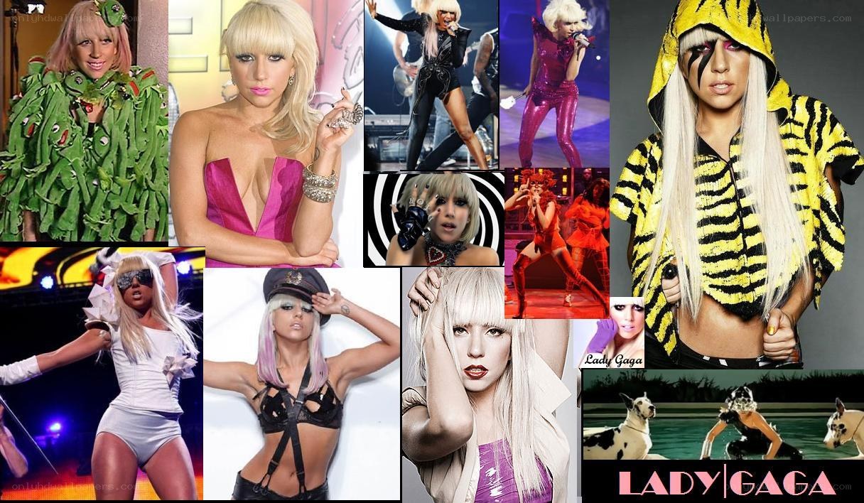 Lady Gaga collage images