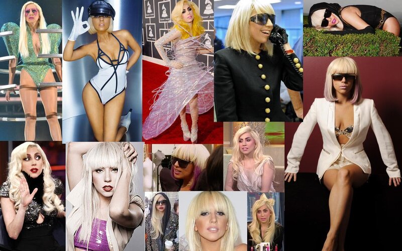 Lady Gaga collage images