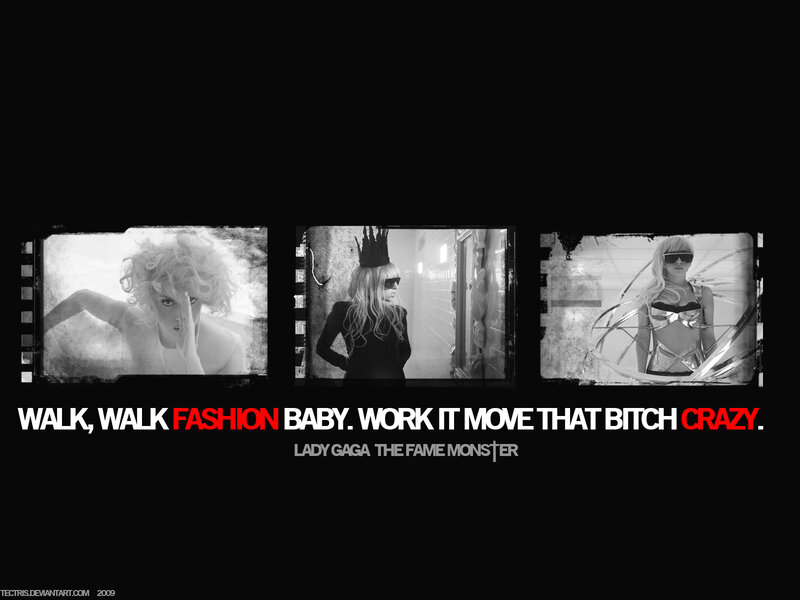 Lady Gaga fashion collage