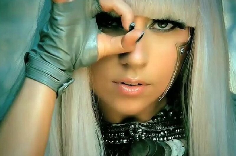Lady Gaga in a music video