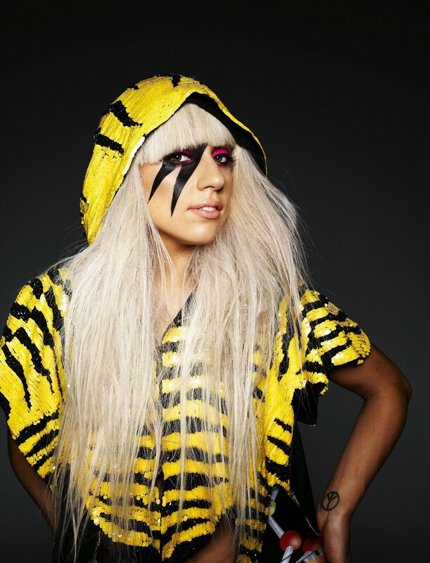 Lady Gaga in tiger costume