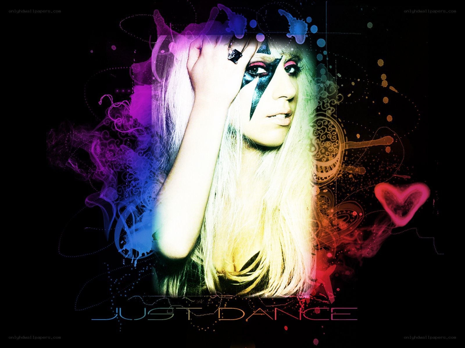 Lady Gaga Just Dance artwork