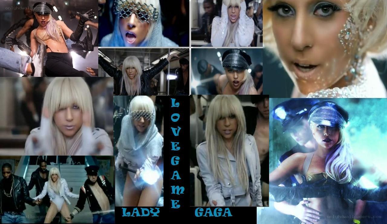 Lady Gaga Love Game collage