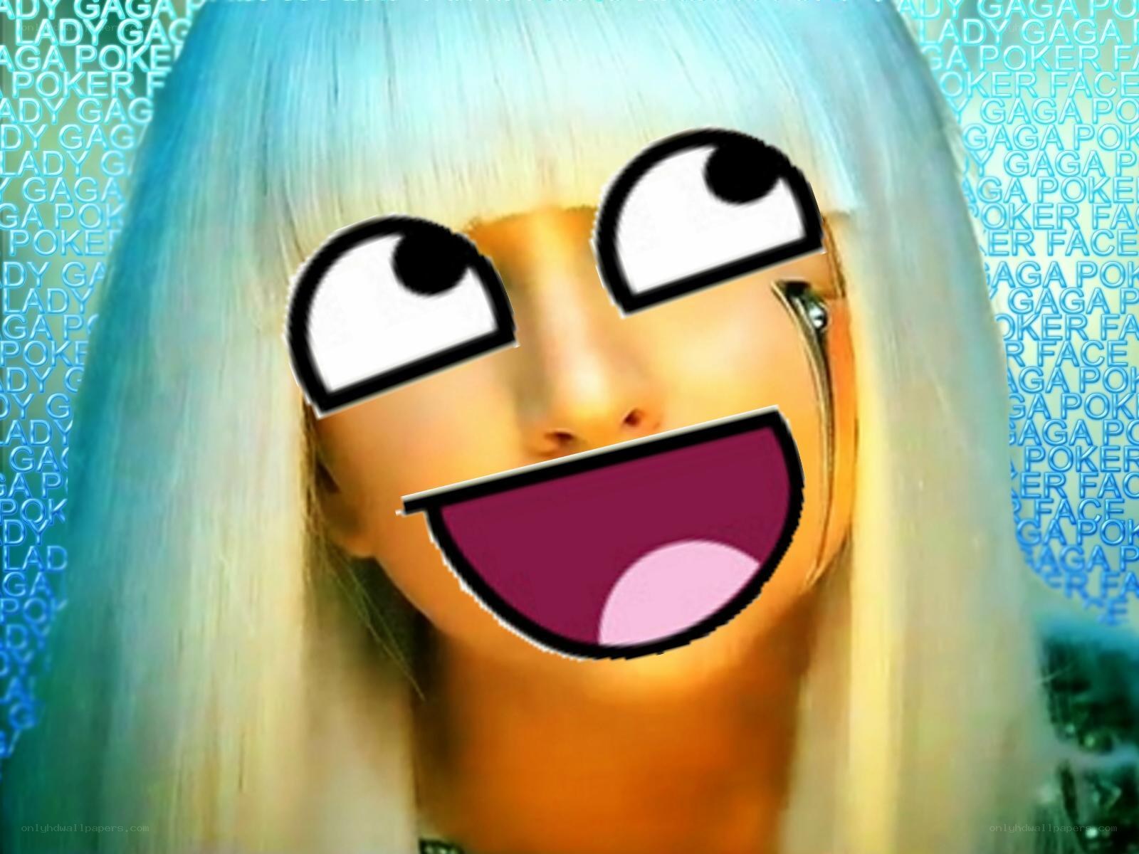 Lady Gaga meme face