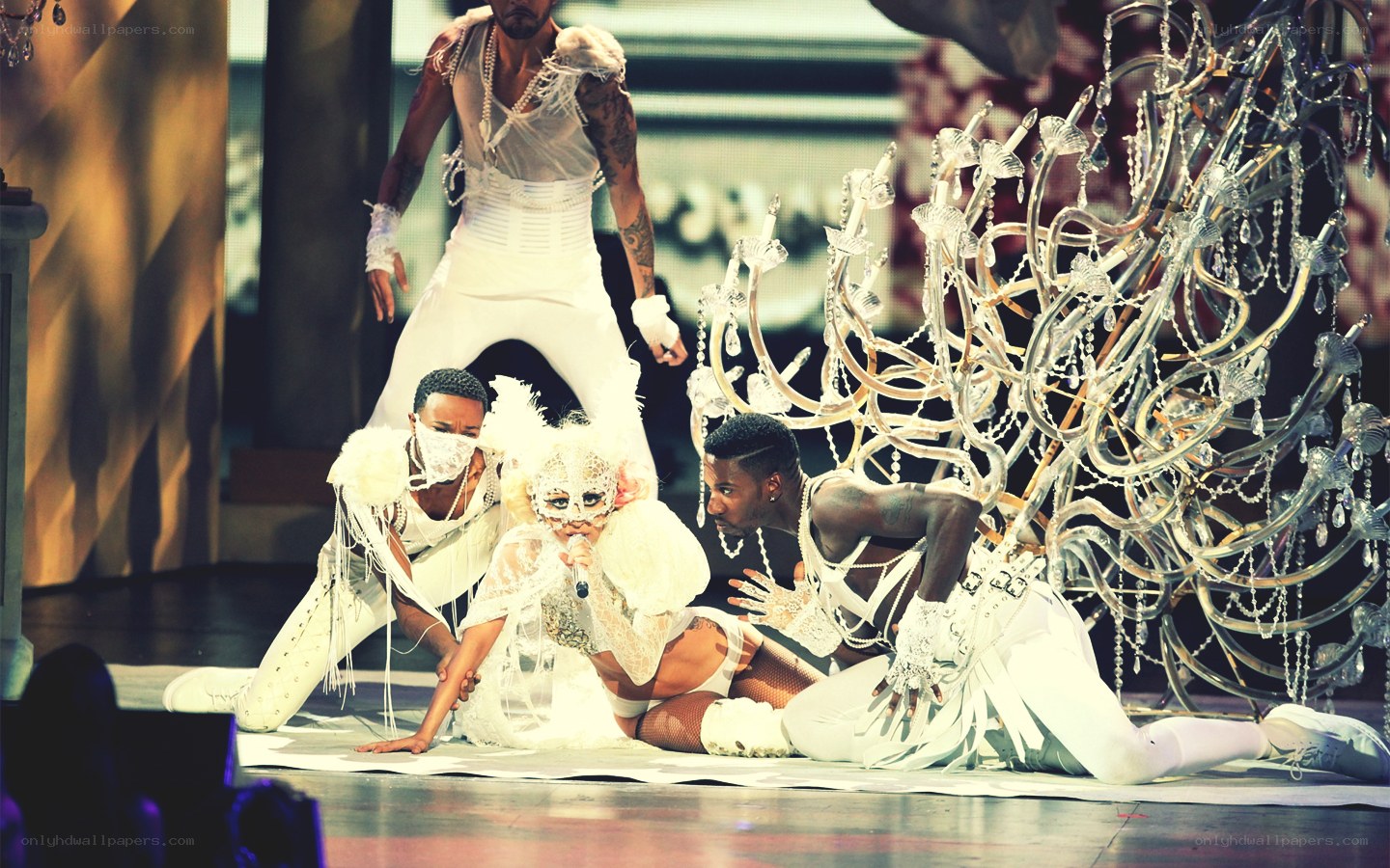 Lady Gaga performance on stage