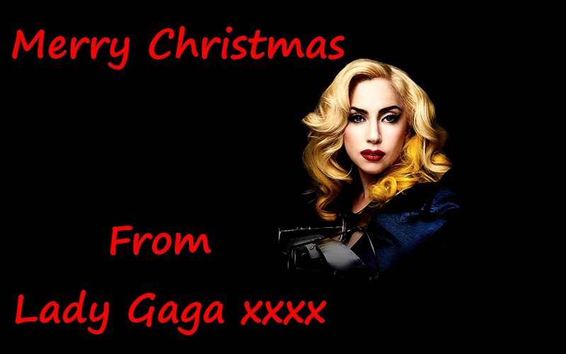 Lady Gaga Portrait — Black