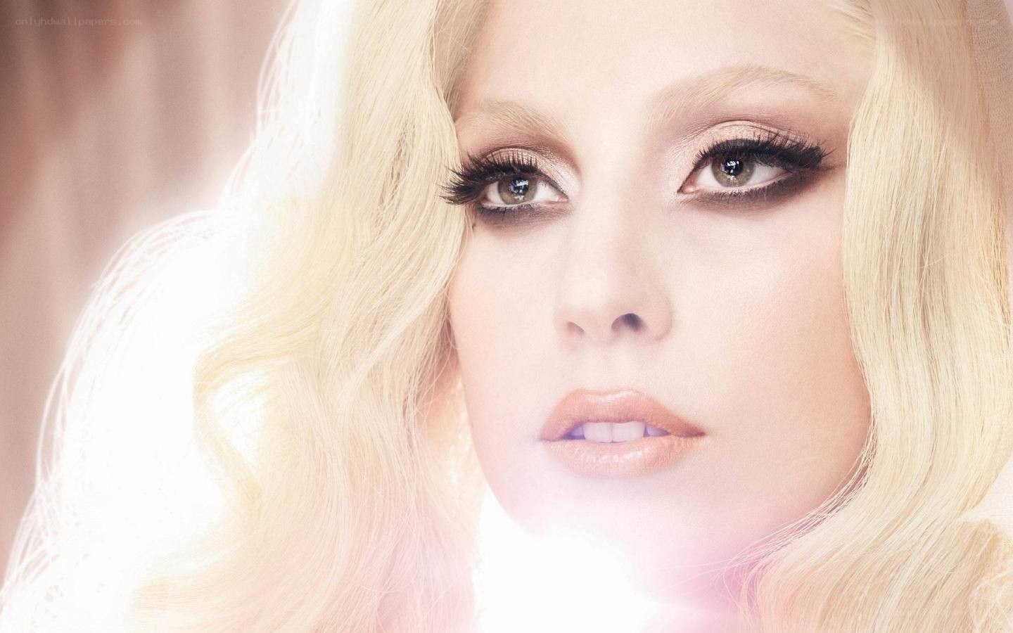 Lady Gaga portrait with makeup