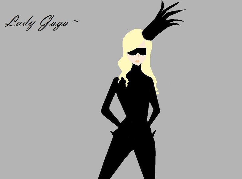 Lady Gaga stylized illustration