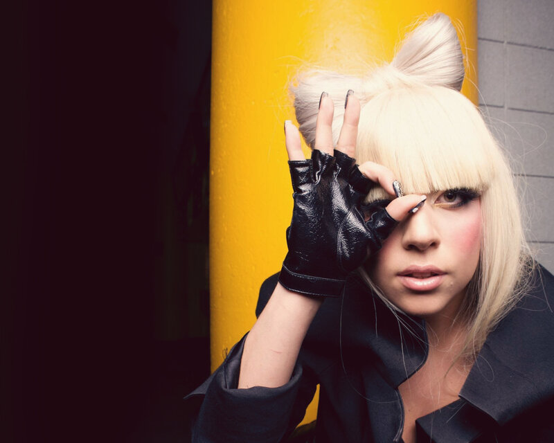 Lady Gaga with blonde hair