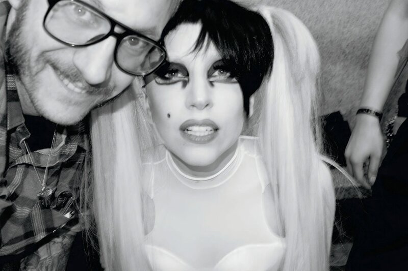 Lady Gaga with fan at event