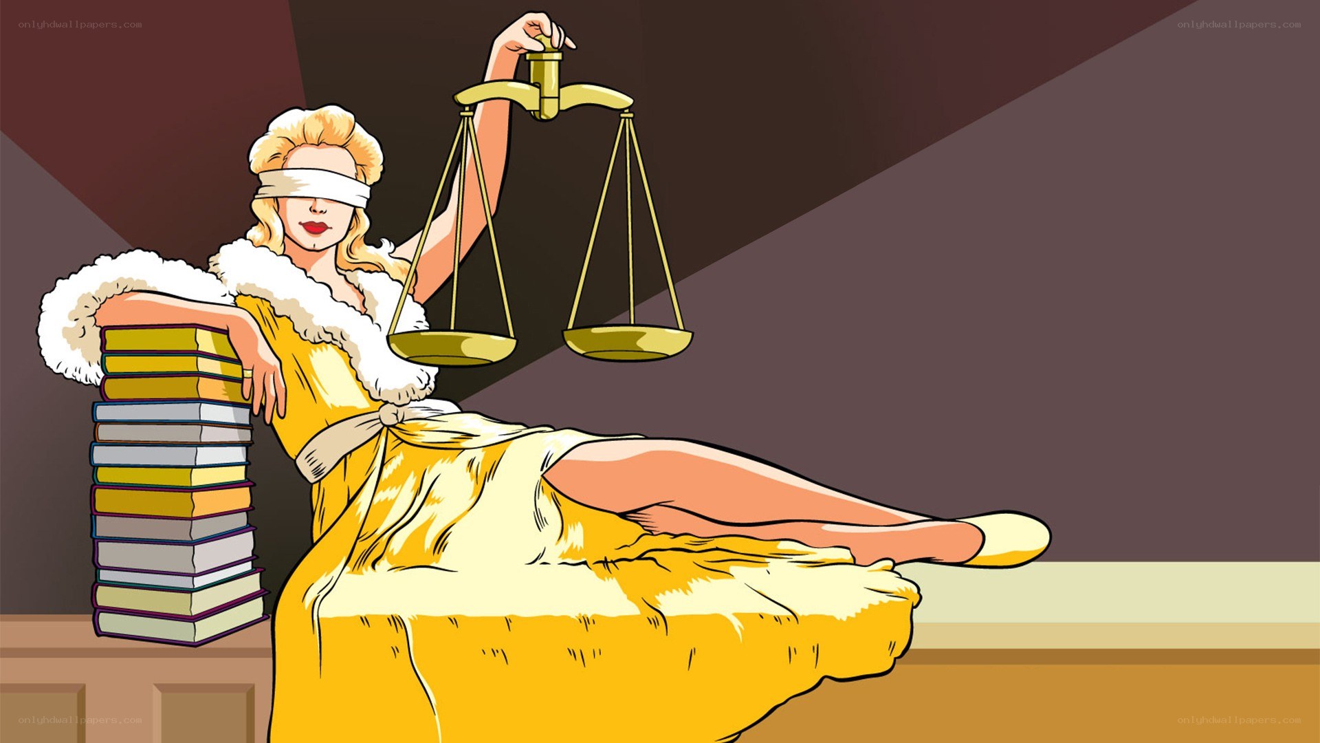 Lady Justice with scales