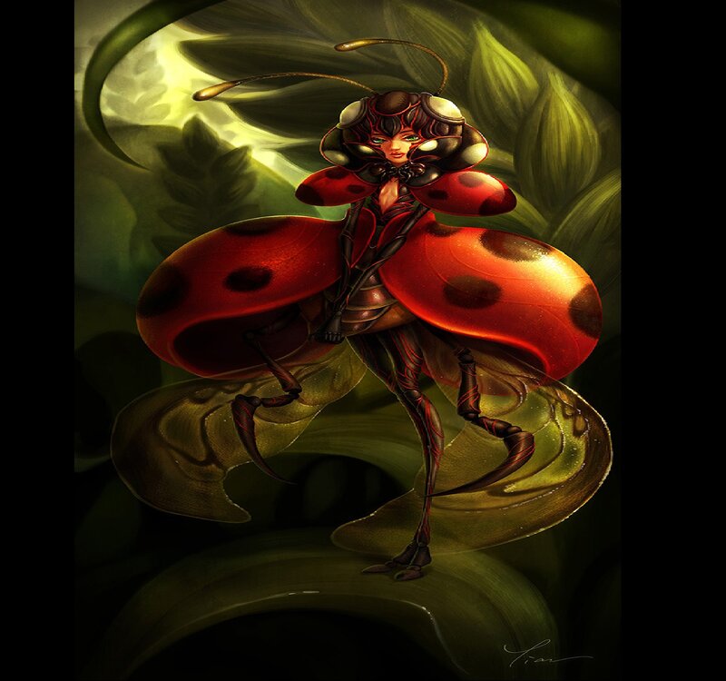 Ladybug Humanoid Figure