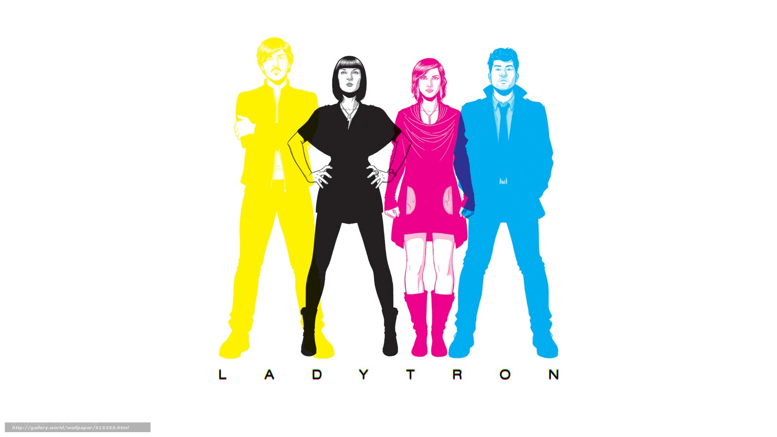 Ladytron band illustration