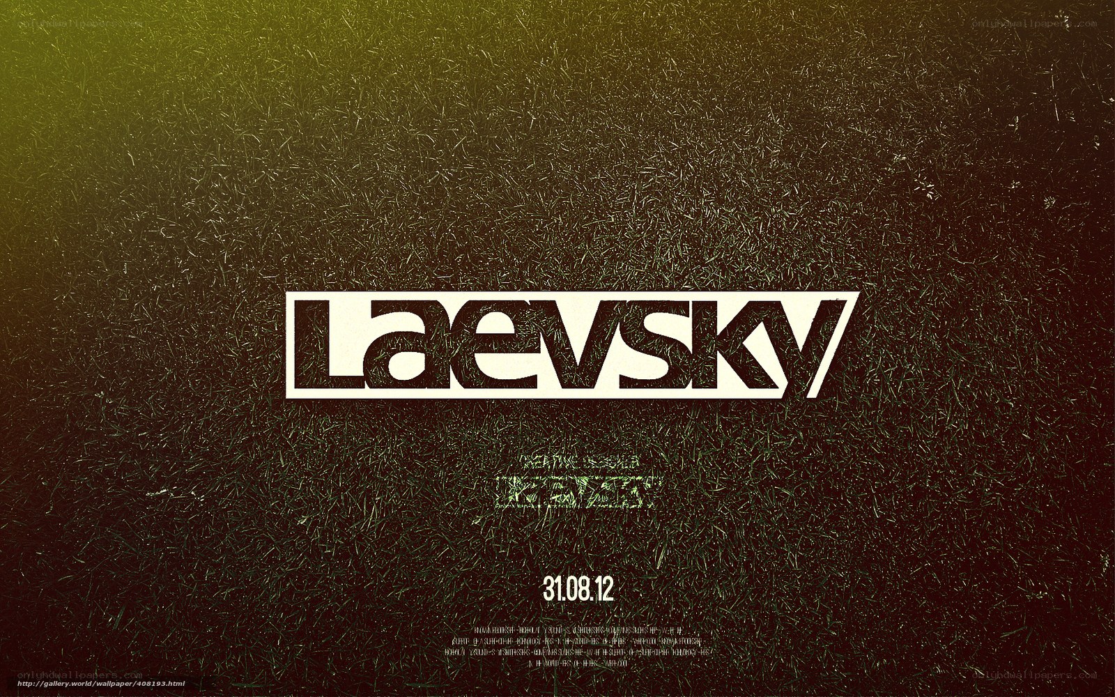 Laevsky poster design