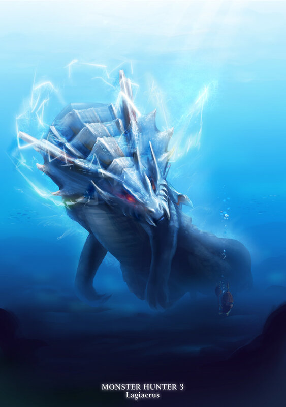 Lagiacrus in the deep sea