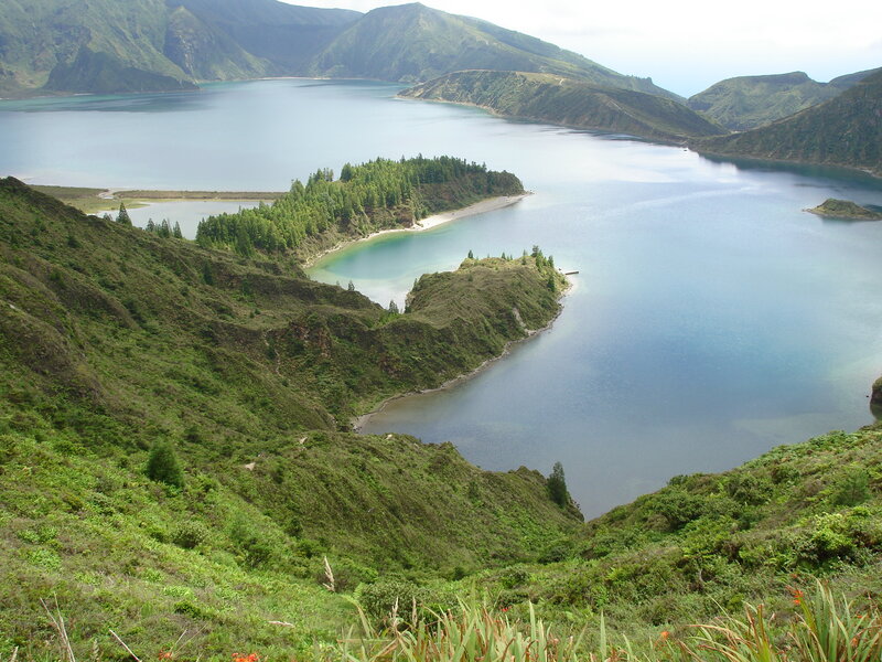 Lagoon in Volcanic Crater