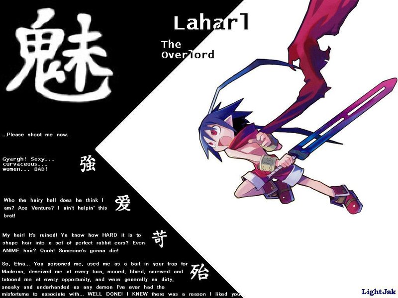 Laharl character art