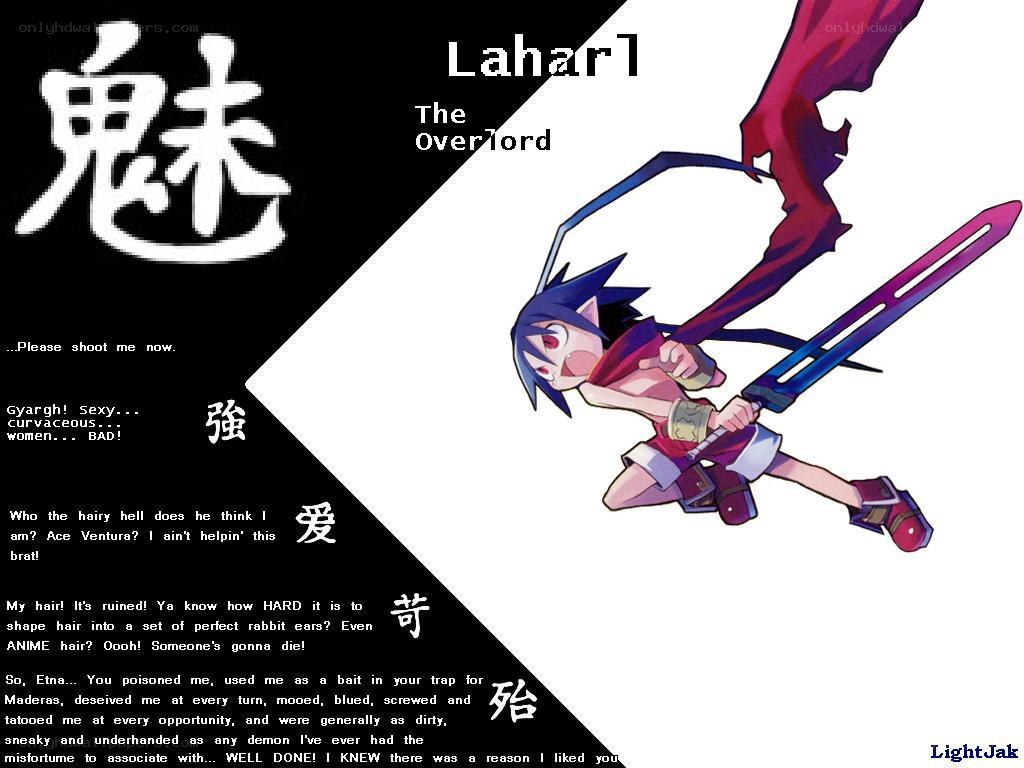 Laharl character art