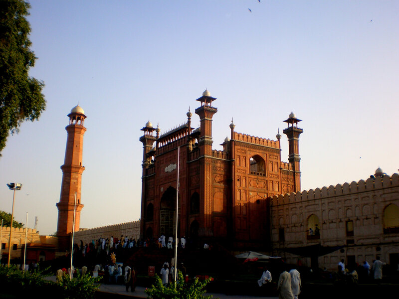 Lahore Fort at sunset