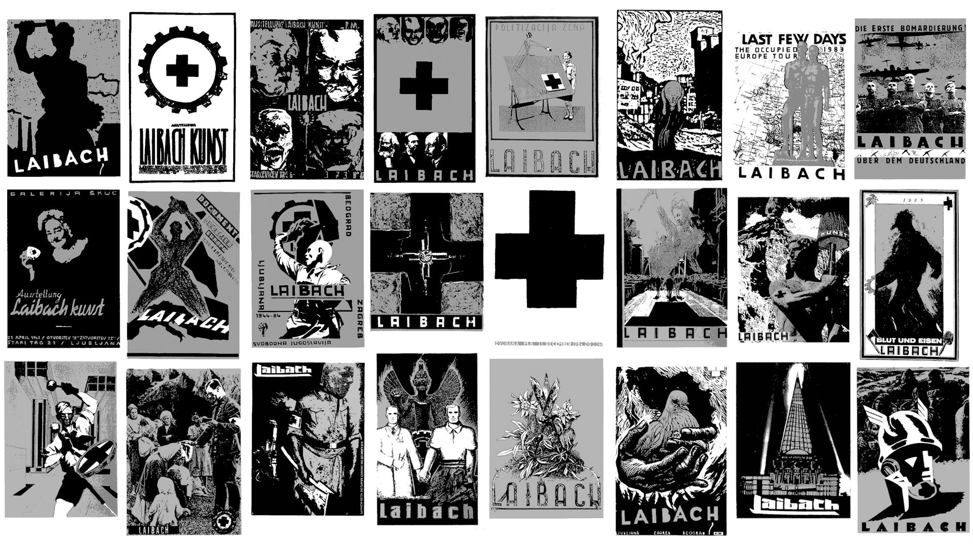 Laibach art exhibition posters