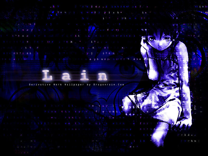 Lain anime character wallpaper
