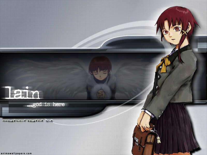 Lain anime character wallpaper