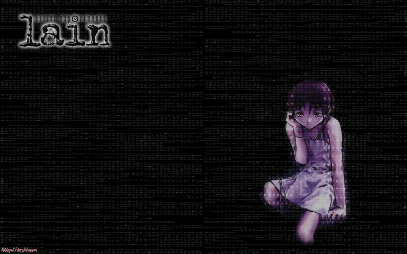 Lain anime character wallpaper