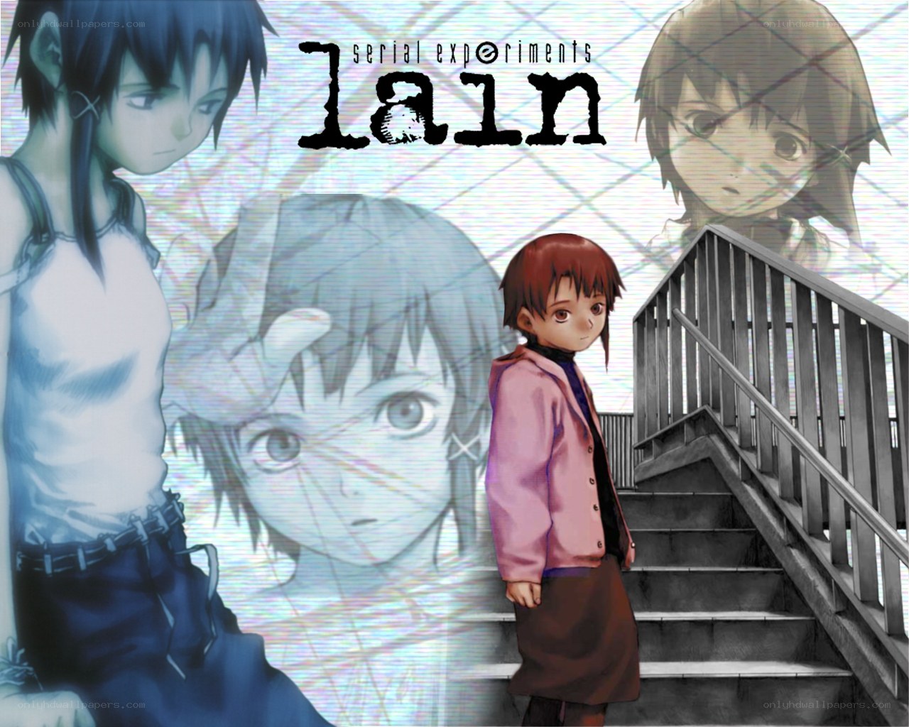 Lain anime promotional art