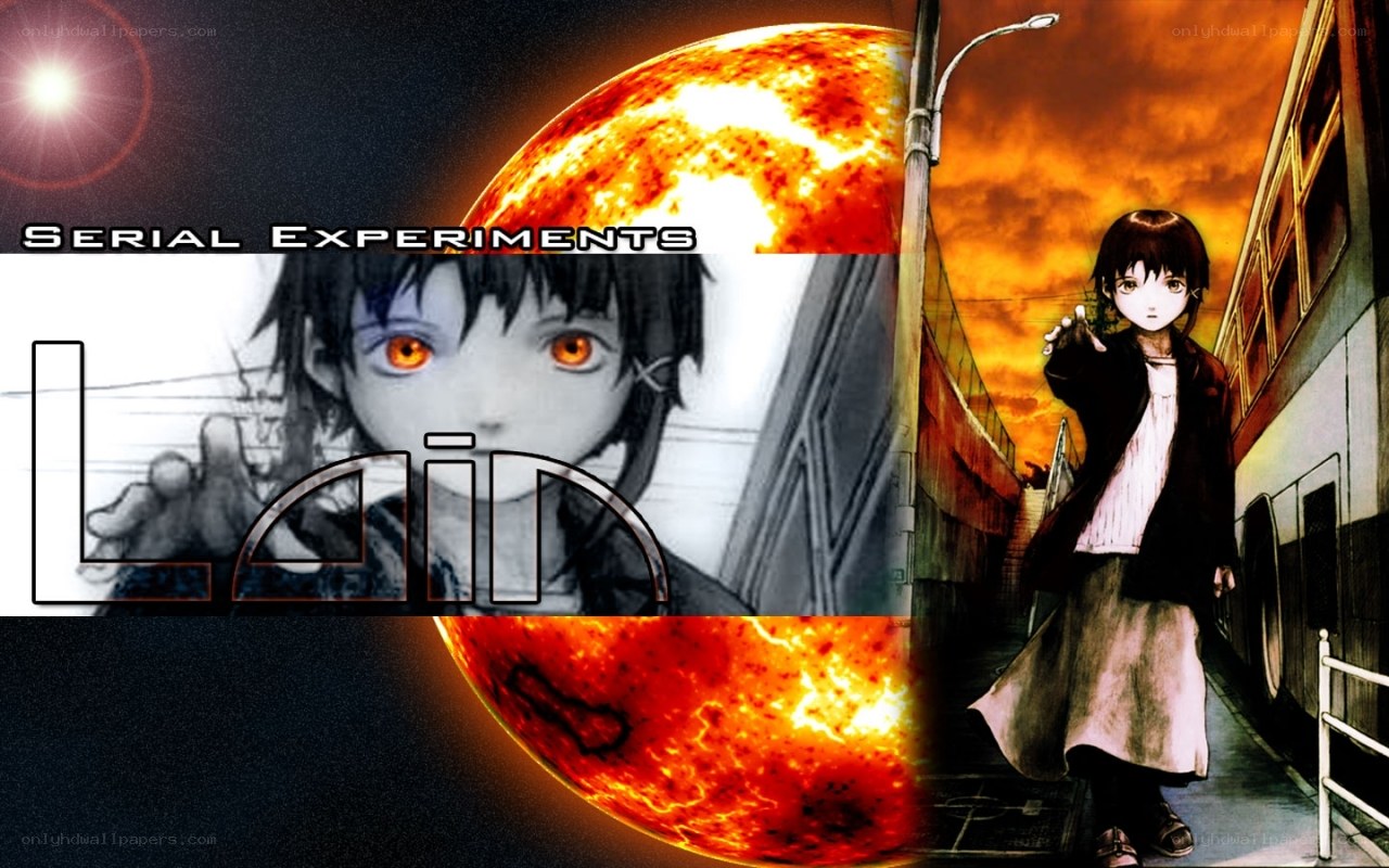 Lain anime promotional art