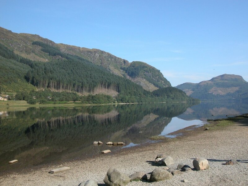 Lake and Forested Hills