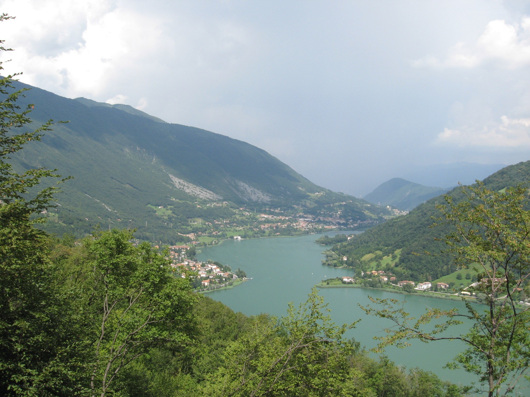 Lake and mountain landscape