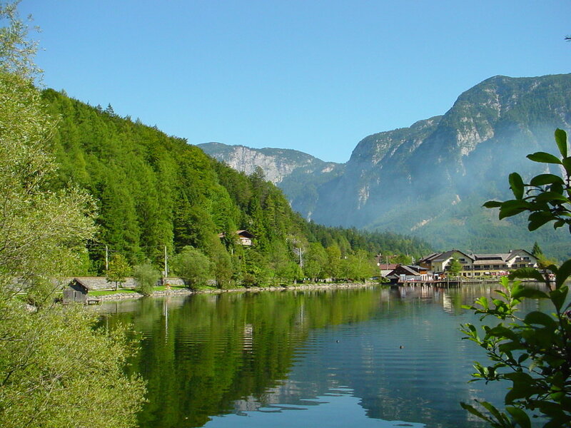 Lake and mountains in Austria