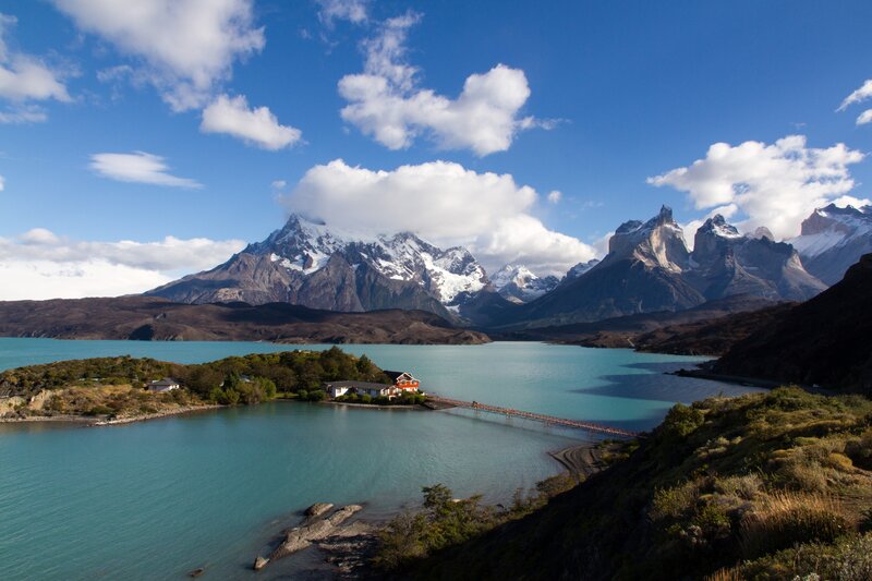 Lake and mountains in Patagonia
