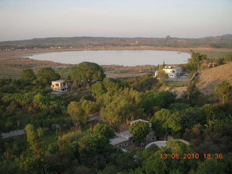 Lake and Surrounding Landscape