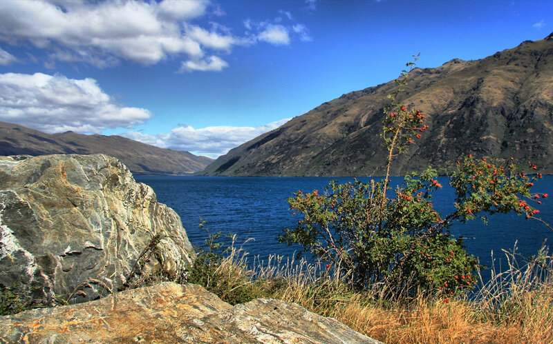 Lake Between Mountains